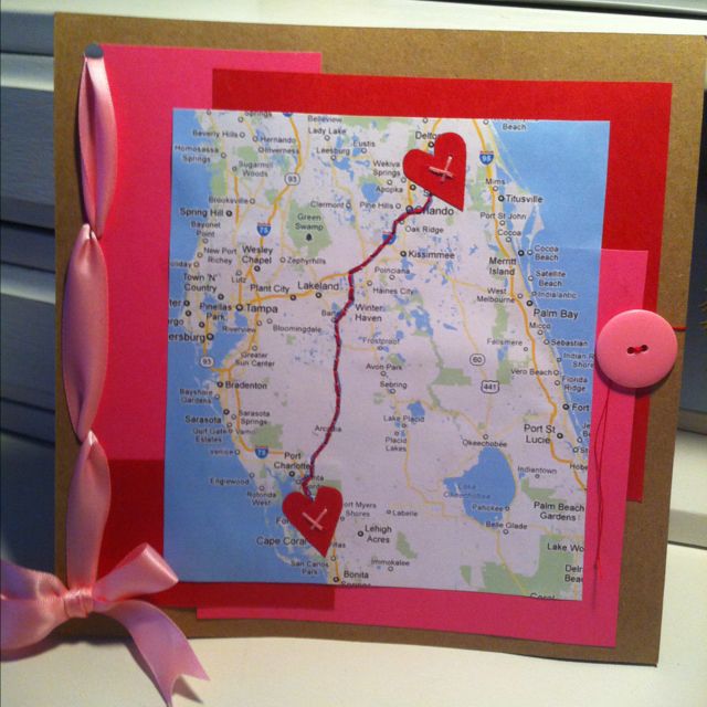 A cute idea for long distance boyfriend.