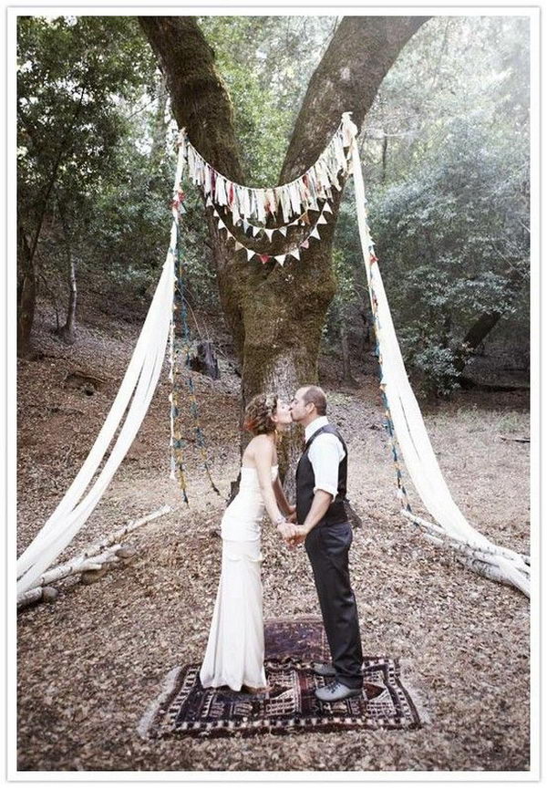 Non Floral Wedding Arch,