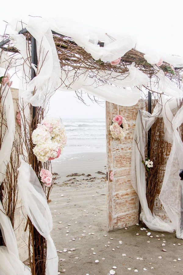Romantic Beach Wedding Arch,