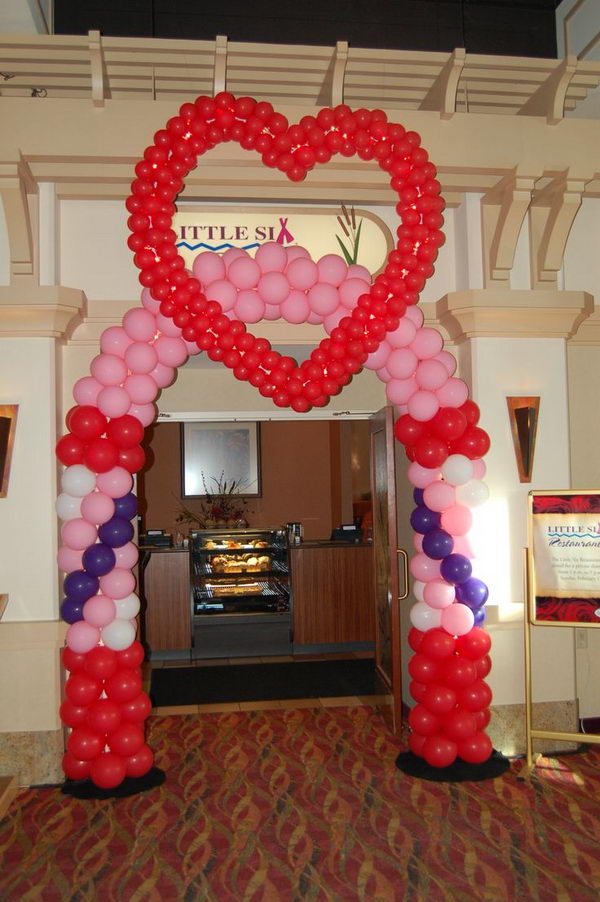 Heart Wedding Balloon Arch,