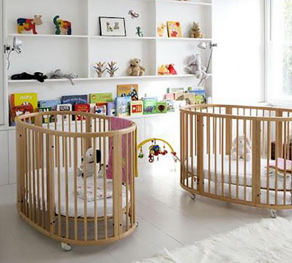 Double Cribs for Twins.