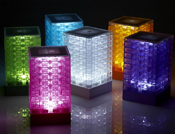 LED Lego Lamps.