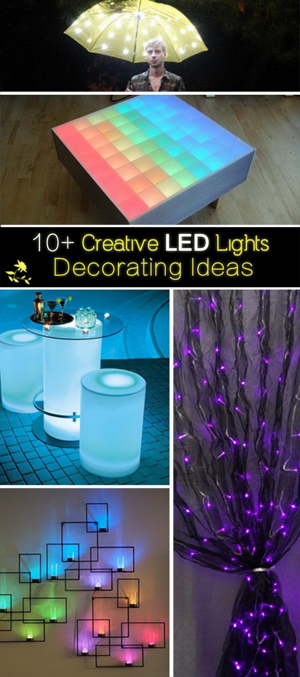 Creative LED Lights Decorating Ideas!