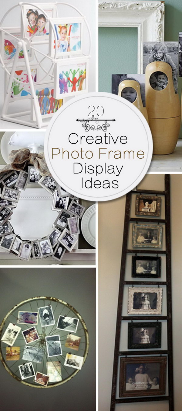 Creative Photo Frame Display Ideas!