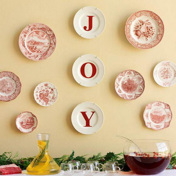 Cool Christmas JOY signs. They will add personality to your Christmas space and make your room stand out.