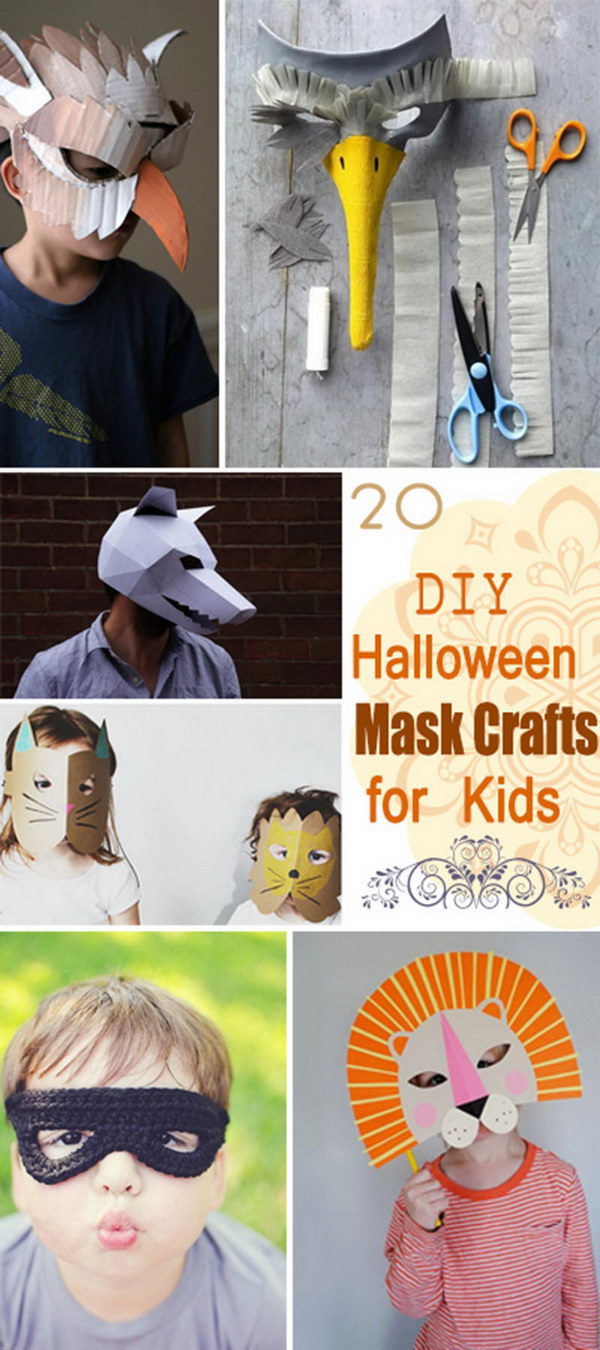 DIY Halloween Mask Crafts for Kids!