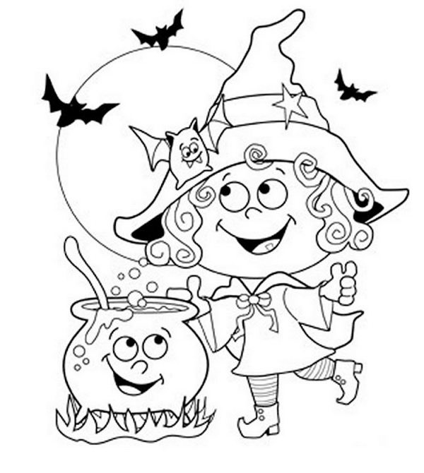 Fun Halloween Coloring Pages for Kids. They provide hours of at-home fun for kids during the holiday season.