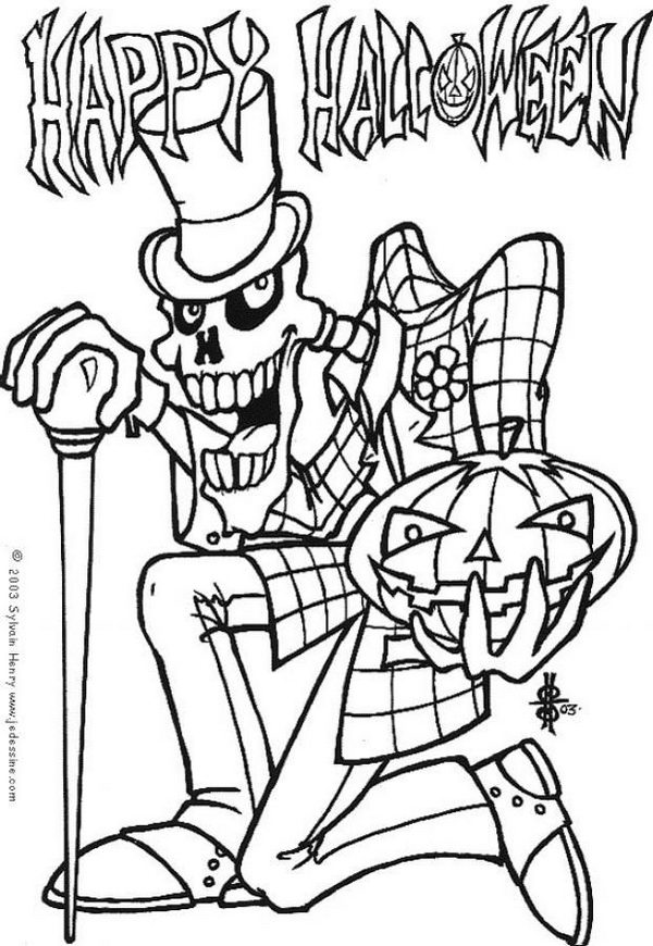 Fun Halloween Coloring Pages for Kids. They provide hours of at-home fun for kids during the holiday season.