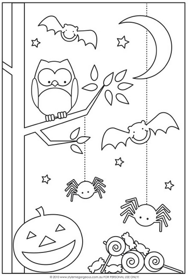 Fun Halloween Coloring Pages for Kids. They provide hours of at-home fun for kids during the holiday season.