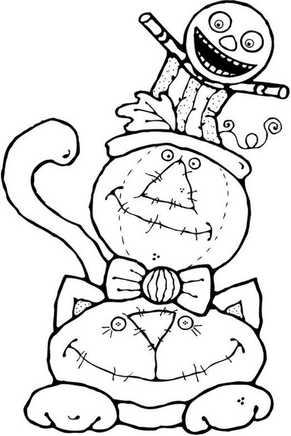 Fun Halloween Coloring Pages for Kids. They provide hours of at-home fun for kids during the holiday season.