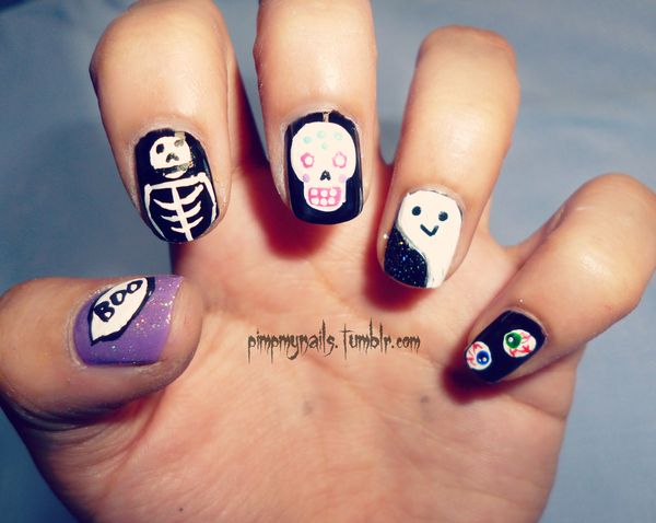 Halloween Nail Ideas. Cool Halloween Nail Art which show off your spooky spirit during the freakish festivities.