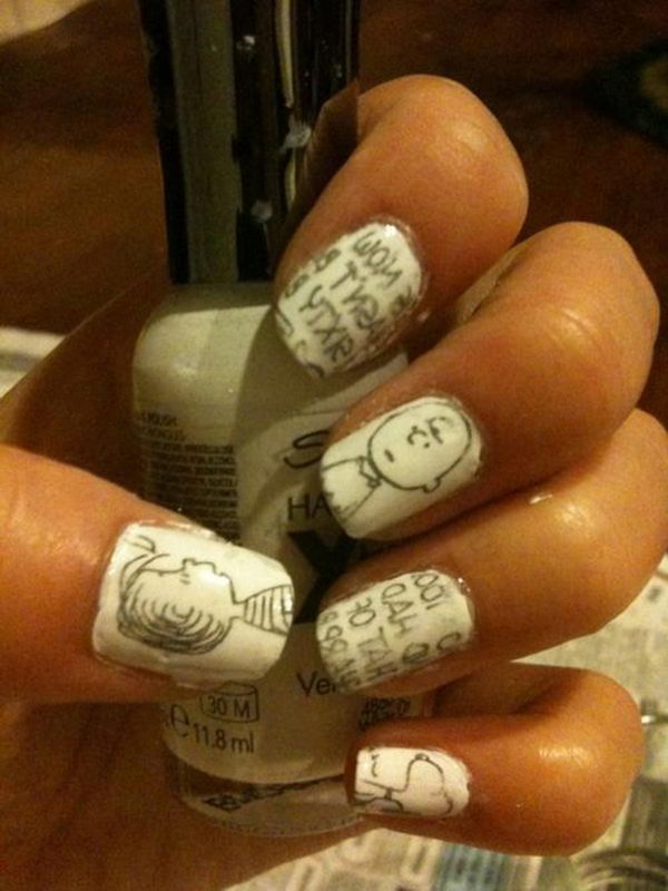 Newspaper Nails.