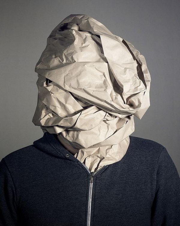 Special Costume Idea. There is no easier costume than a paper bag mask. Grab a paper bag and cut out holes for your eyes then grab a few markers and let your imagination go wild. They are so simple for kids to make and to wear.