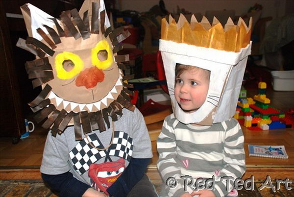 Paperbag Costumes for Kids. There is no easier costume than a paper bag mask. Grab a paper bag and cut out holes for your eyes then grab a few markers and let your imagination go wild. They are so simple for kids to make and to wear.