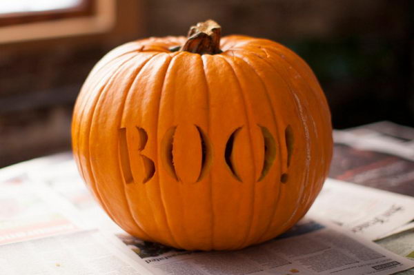 Boo Pumpkin.