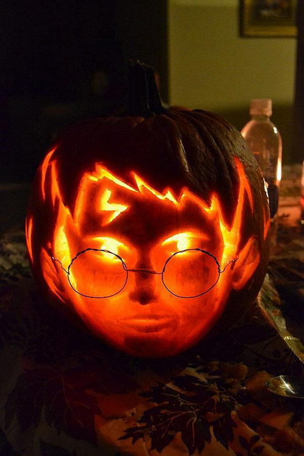 Harry Potter Pumpkin.