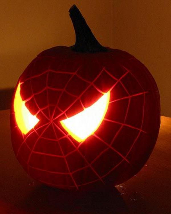 Spider Man Pumpkin.