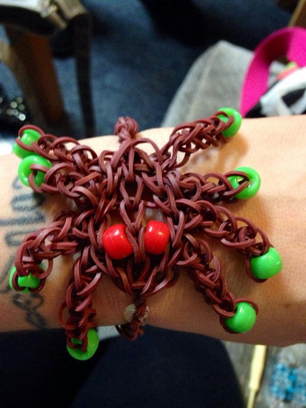 Rainbow Loom Spider Bracelet. Rainbow Loom is one of the top gifts for kids, and every kid seems to have at least one piece of rubber band jewelry.