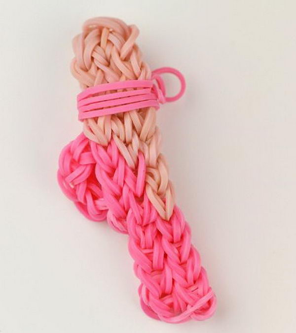 Ballet Slipper Charm. Rainbow Loom is a plastic loom used to weave colorful rubber bands into bracelets and charms. It is one of the top gifts for kids.