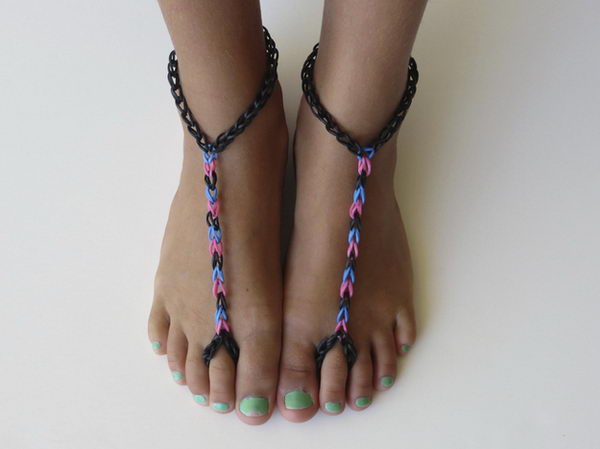 Footwear. Rainbow Loom is a plastic loom used to weave colorful rubber bands into bracelets and charms. It is one of the top gifts for kids.