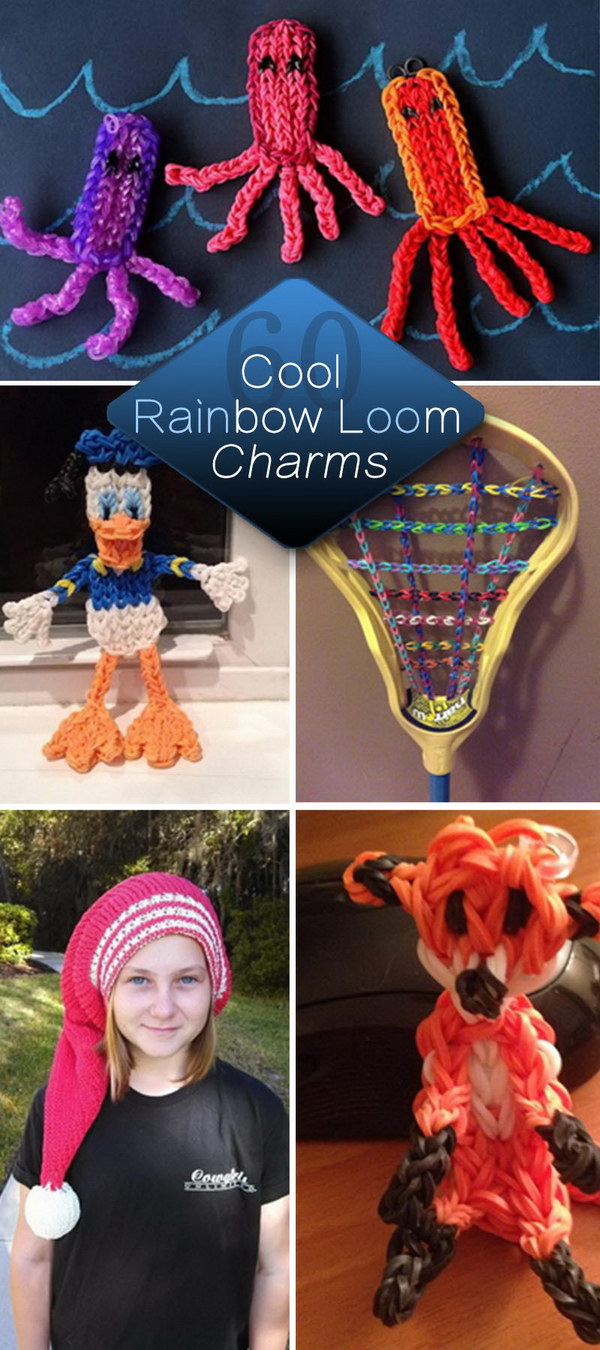 Cool Rainbow Loom Charms!