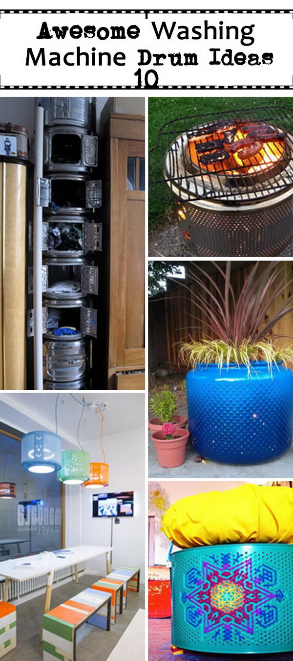 Awesome Washing Machine Drum Ideas!