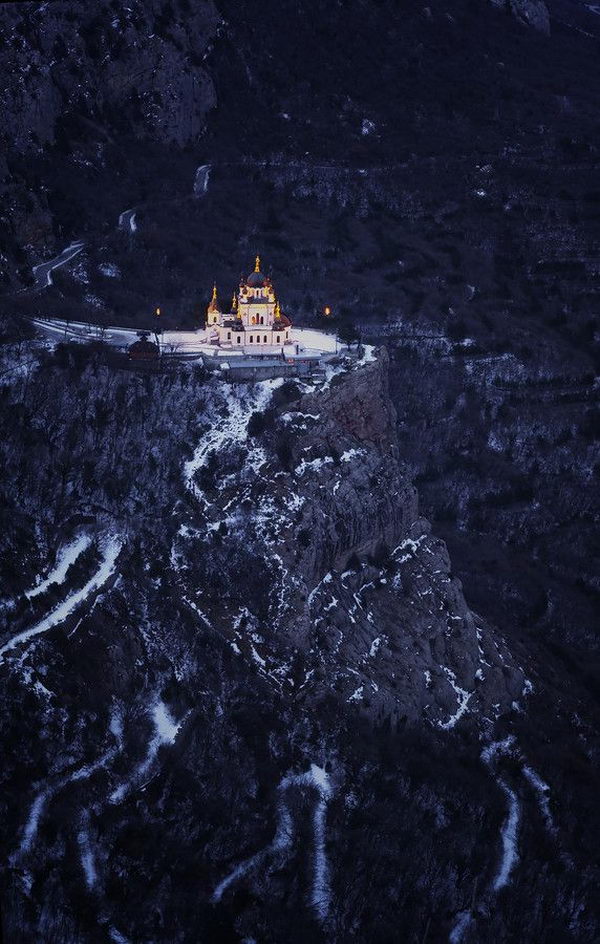 Foros Church, Yalta, Crimea, Ukraine.