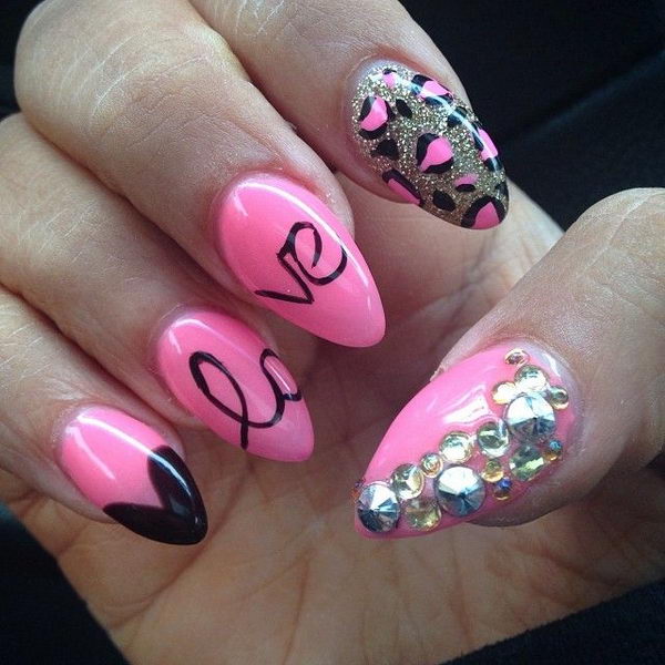 Cheetah or Leopard Nail Art. A great way to express your love for wildlife and leopard or cheetah in particular.