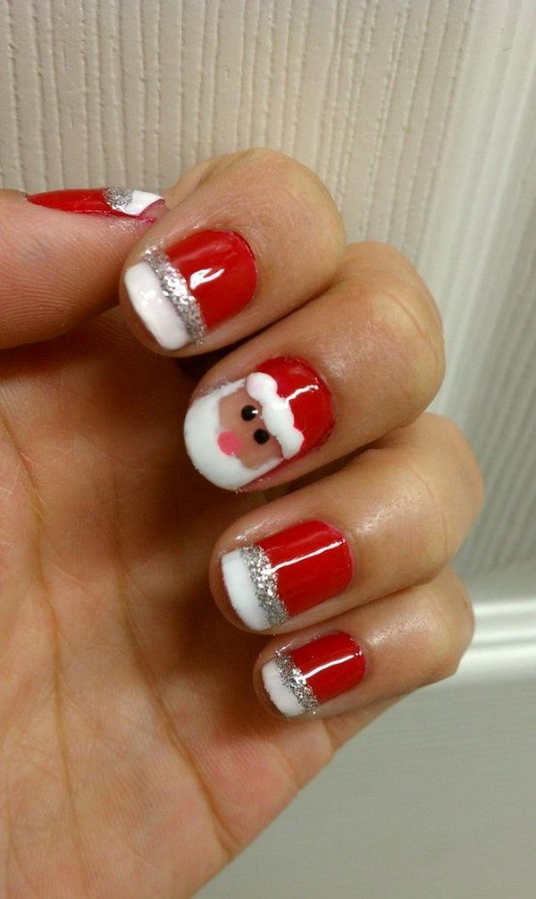 Cool Christmas Nail Designs. Decorate your nails in the spirit of Christmas.