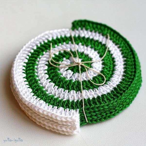 Crochet Coaster.