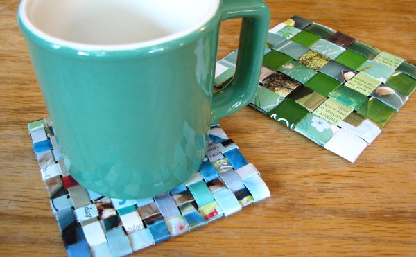 DIY Magazine Coaster.