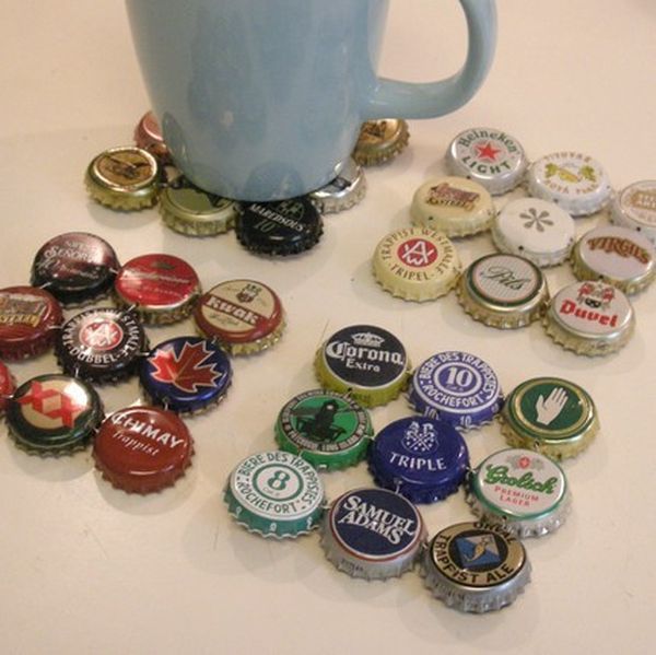 Bottle Caps Coasters.