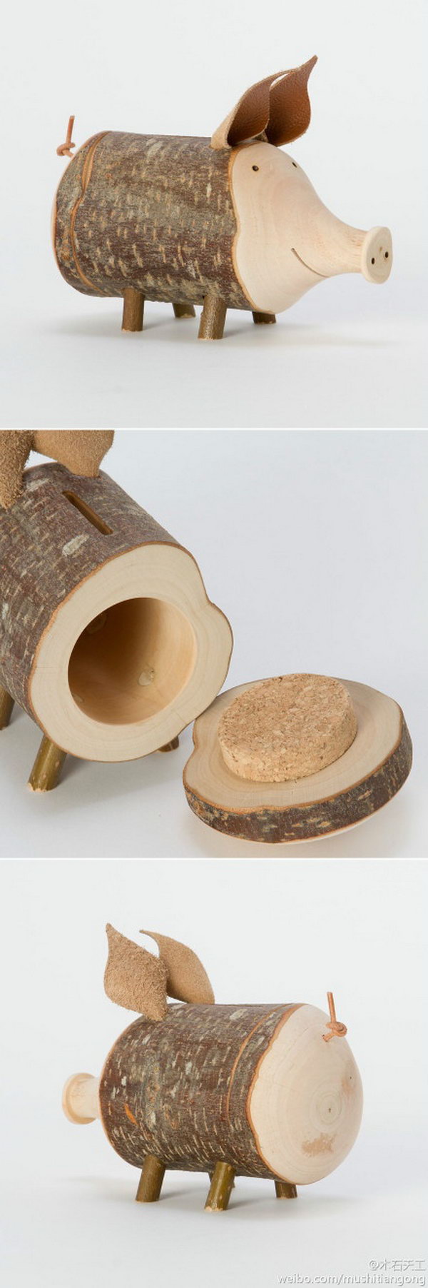 Wooden Piggy Bank. A great way to introduce the concept of saving and spending to your little ones.