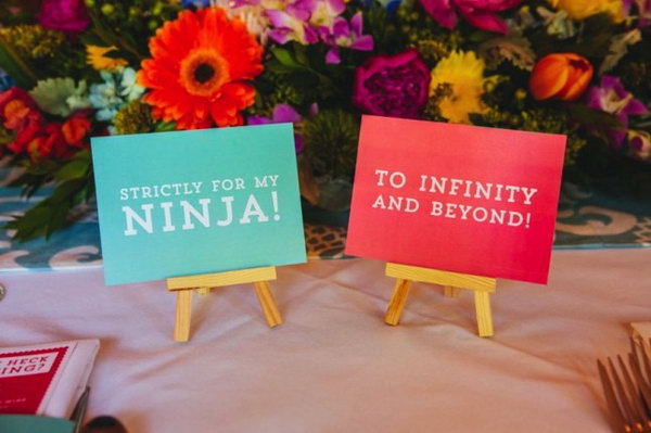 Wedding signs which help your guests find their way to your wedding, or tell them which way to go to park. It also shows your creativity to your friends and family members.
