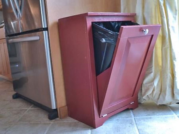 tilt out trash can. Smart, well-organized, bright and beautiful. The right storage containers can make a difference in storing your possessions for safekeeping and easy access.
