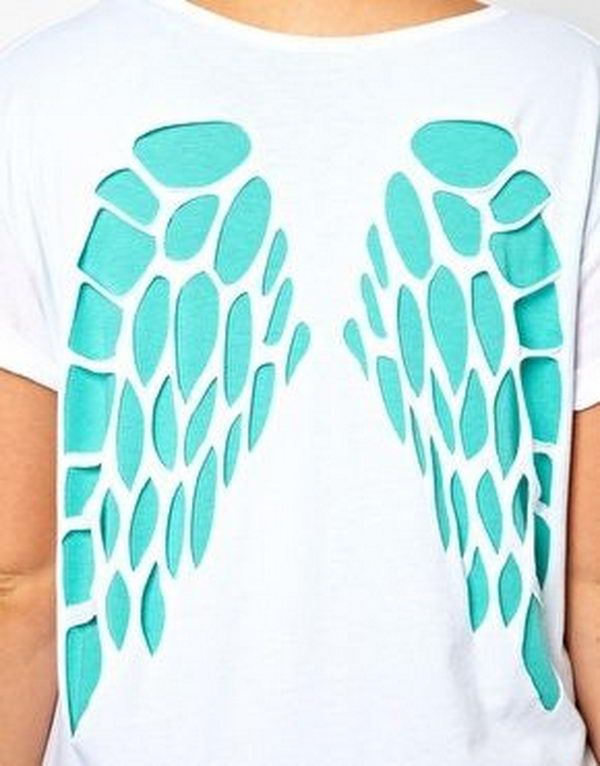 Angel Wings T-Shirt Cutting.