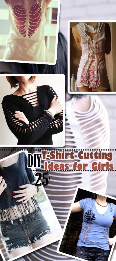 Great ideas to turn your old shirt into a new fashionable piece! 