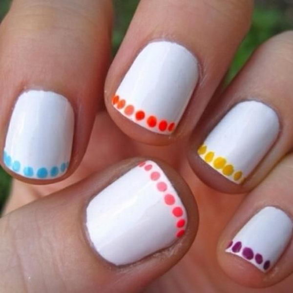 Easy Nail Designs for Beginners. So cute and simple that you can do it yourself.