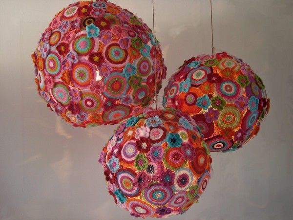 Crochet Chandelier. Cool Knitting Project Ideas