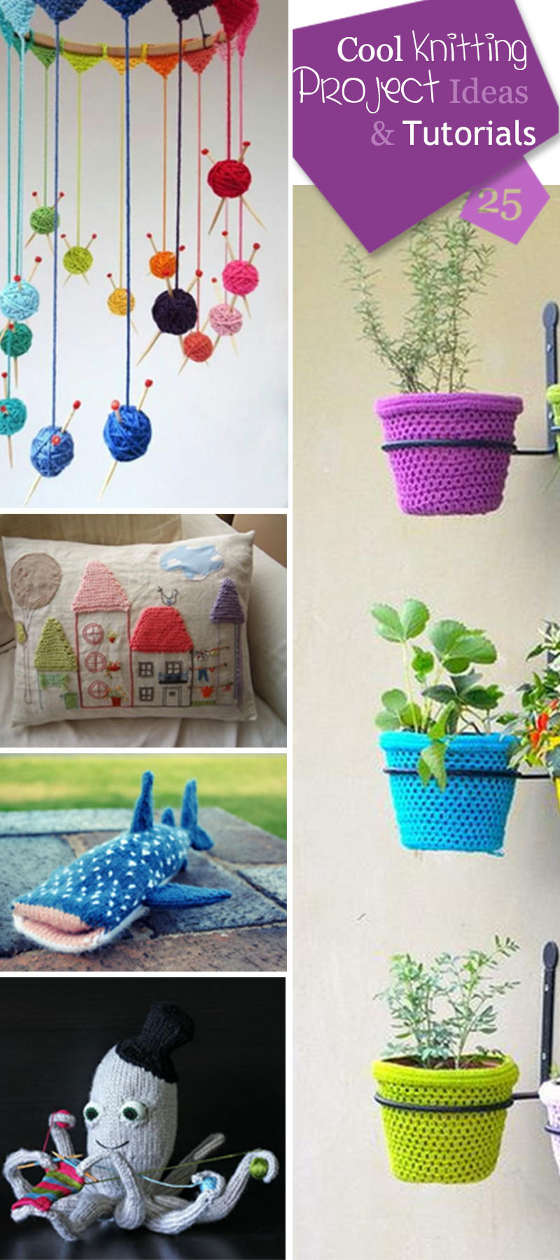 Cool Knitting Project Ideas & Tutorials!