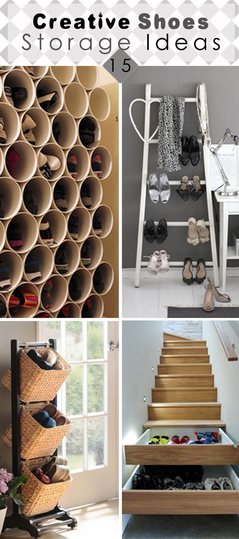 Creative Shoes Storage Ideas!