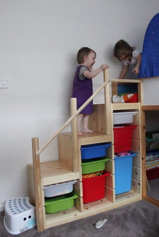 stairs toy storage. The space under a staircase can be used to keep everyday clutter out of the way.