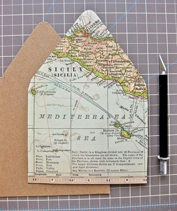 Travel Map Card.