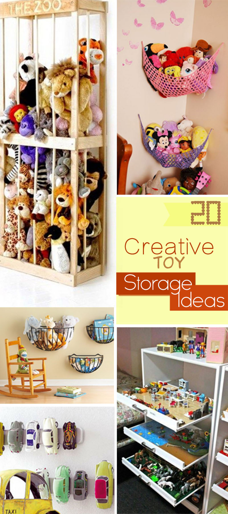 Creative Toy Storage Ideas!