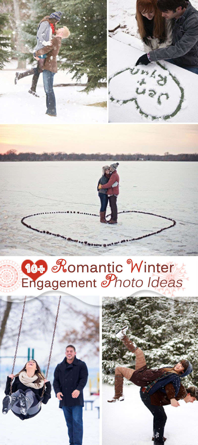 Romantic Winter Engagement Photo Ideas!