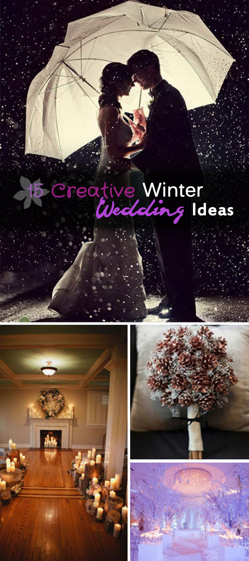 Creative Winter Wedding Ideas!