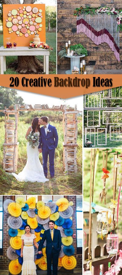 Creative Backdrop Ideas For Big Occasions! 