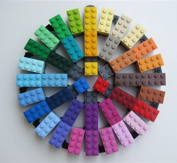 Lego color wheel, 