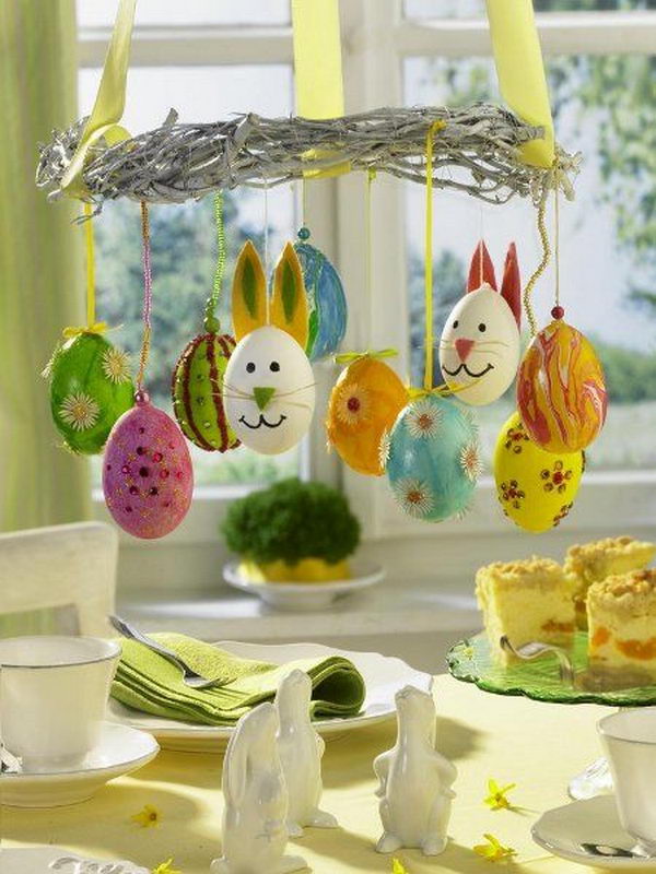 Instead of buying colored eggs from stores, it is always fun to create your own Easter egg craft at home with your family. Use your creativity and try one of them.