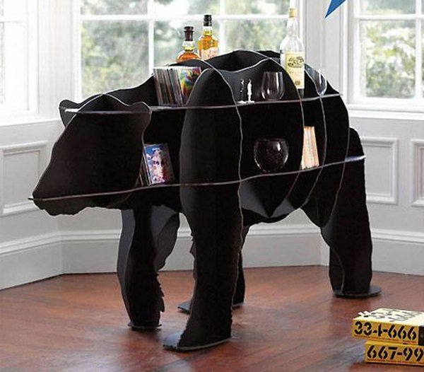 Need a bear in your house? This limited edition bear bookshelf is perfect to store your belongings when space is at a premium. 